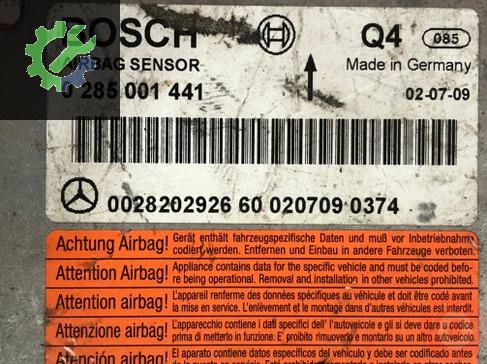Mercedes w211 Airbag beyni 0285001441