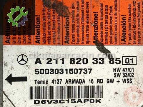 Mercedes-Benz E Serisi Airbag Beyni A2118203385 çıkma parça