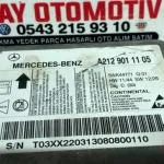Mercedes W212 Airbag srs beyni A2129011105