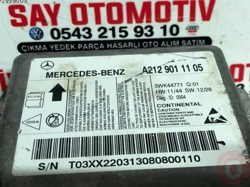 Mercedes-Benz E Serisi Airbag Beyni A2129011105 çıkma parça