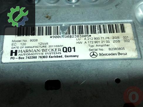 Mercedes W212 anfi harman A2129007108 A1729012100