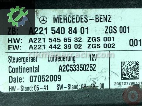 Mercedes-Benz S Serisi Süspansiyon Beyni A2215456532 çıkma parça