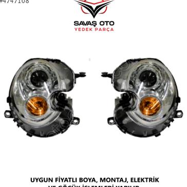 Mini Cooper Sol Ön Far çıkma parça