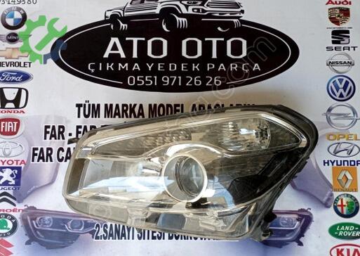 Nissan Qashqai Far çıkma parça