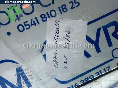 Opel Ascona Sağ Ön Kapı Camı çıkma parça