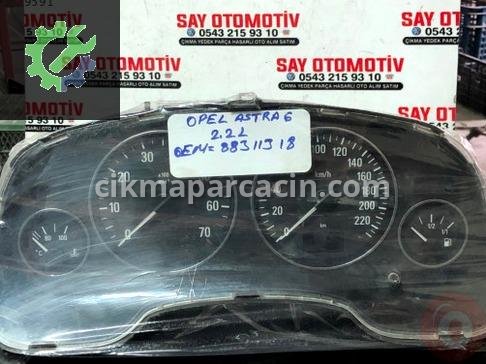 Opel Astra Gösterge Paneli çıkma parça
