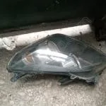 Opel Astra h içi siyah sol far