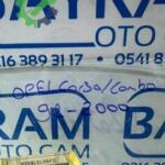 Opel Corsa 2000 Sol Ön Kapı Camı Çıkma – 92-2000