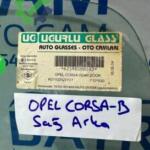 Çıkma Opel Corsa Sağ Arka Kapı Camı