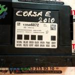 Opel corsa bcm beyni cikma orj 13506072/13515939