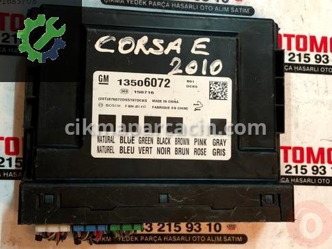 Opel Corsa Konfor Beyni 13506072 çıkma parça