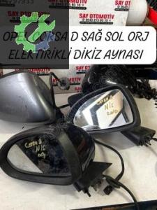 OPEL CORSA D SAĞ SOL ORJ ELEKTİRİKLİ DİKİZ AYNASI