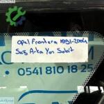 Sağ Arka Kelebek Camı Opel Frontera Çıkma