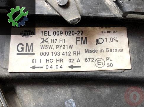 Opel omega far takım orj cikma 009193411L 009193412R