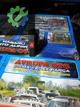 Opel Vectra Flaşör Düğmesi 90347821 çıkma parça