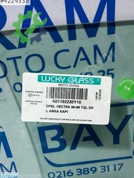 Opel Vectra Sol Arka Kapı Camı çıkma parça