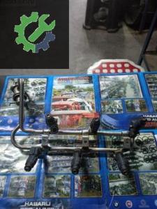Opel Vectra B 2500 motor 6 silindir enjeksiyon kütüğü ve enjeksiy