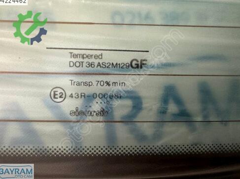 Opel Vectra Arka Cam çıkma parça