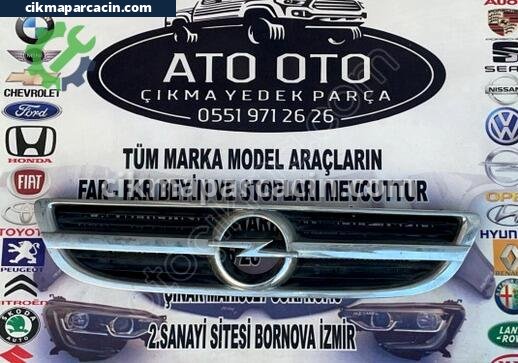 Opel Zafira Panjur çıkma parça