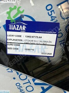 Otokar Sultan Kapı Camı çıkma parça
