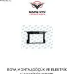 PANEL ÖN SKODA FABIA 2011 2012 2013 2014 2015