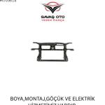 PANEL ÖN VOLKSWAGEN JETTA 2005 2006 2007 2008 2009 2010