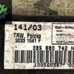 2022 Volkswagen Passat Tavan Airbag Çıkma Parça Kayseri
