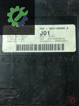 Pejo 307 Citroen bsi beyin cikma 9651197380a