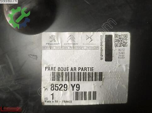 Peugeot 206 8529Y9 çıkma parça