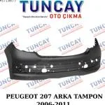 PEUGEOT 207 ARKA TAMPON 2006-2011 YEDEK PARÇA