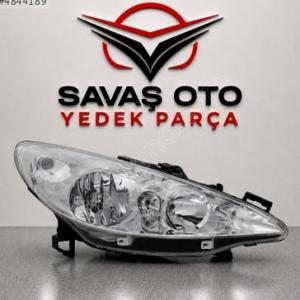 PEUGEOT 207 ÖN FAR EL.MOTORLU SAĞ SOL 2006 VE ÜZERİ / TAİWAN