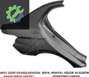 Peugeot 301 Arka Çamurluk çıkma parça
