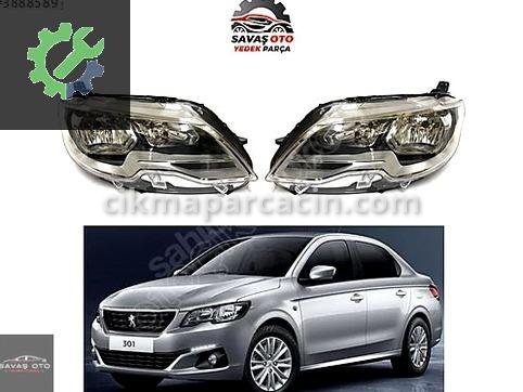 Peugeot 301 Sağ Ön Far çıkma parça