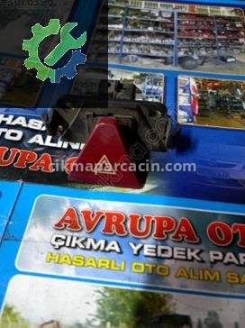 Peugeot 307 Flaşör Düğmesi çıkma parça
