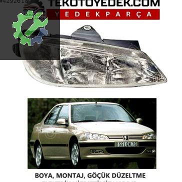 Peugeot 406 Sağ Ön Far çıkma parça
