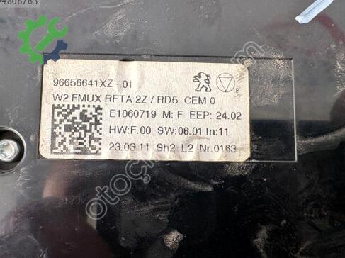 Peugeot 508 Klima Kontrol Paneli çıkma parça