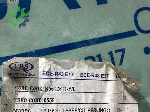 Peugeot 2008 Sağ Ön Kapı Camı çıkma parça