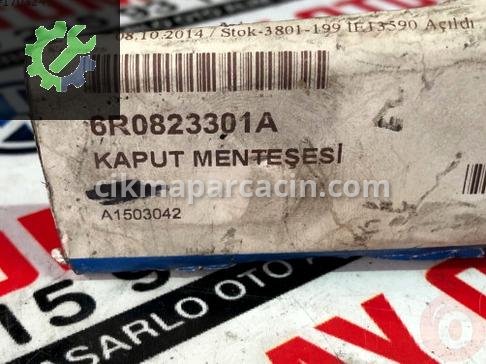 Volkswagen Polo Kaput Menteşesi 6R0823301A çıkma parça