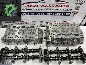 PORSCHE 3.0TDİ V6 ÇIKMA SİLİNDİR KAPAĞI EKSANTRİK MİLLERİ CRC