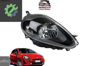 PUNTO EVO ÖN FAR SAĞ SOL SİYAH MOTORLU 2012+