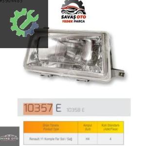 R9 R11 ÖN FAR SAĞ SOL 1994 1995 1996 SIFIR ORJİNAL