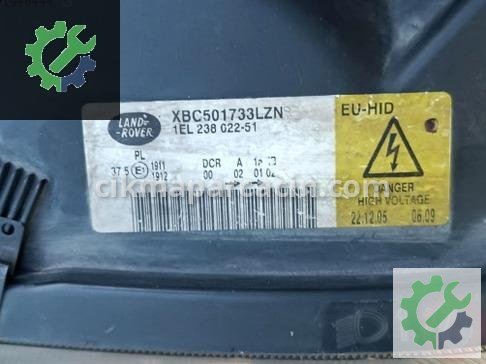 Land Rover Range Rover Sol Ön Far XBC501733LZN çıkma parça