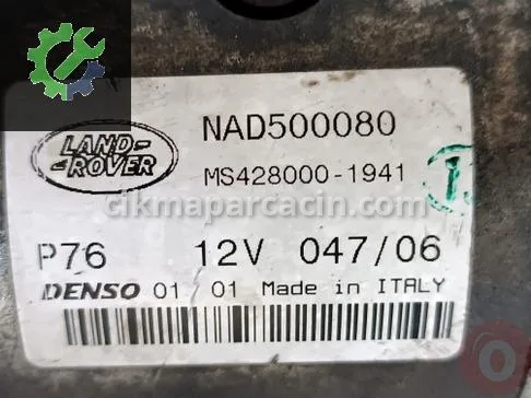 Land Rover Range Rover Marş Motoru NAD500080 çıkma parça