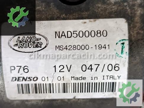 Land Rover Range Rover Marş Motoru NAD500080 çıkma parça