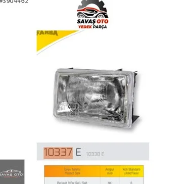 Renault R9 Sağ Ön Far çıkma parça