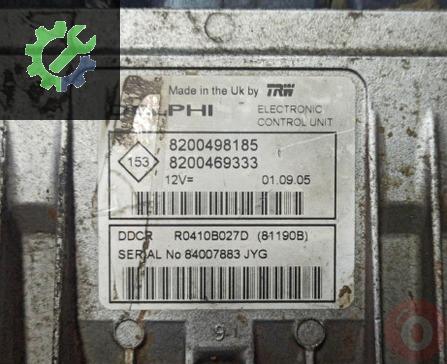 Renault Clio Alarm Beyni 8200498185 çıkma parça
