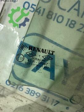 Renault Clio Arka Kapı Camı çıkma parça