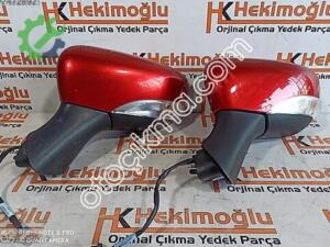 Renault Clio 4 Kırmızı Sol Elektrikli Orjinal Dikiz Aynas