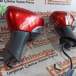 RENAULT CLİO 4 ORJİNAL KAPI AYNASI SOL ELEKTRİKLİ KIRMIZI 963025