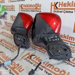 RENAULT CLİO 4 ORJİNAL KAPI AYNASI SOL ELEKTRİKLİ KIRMIZI 963025